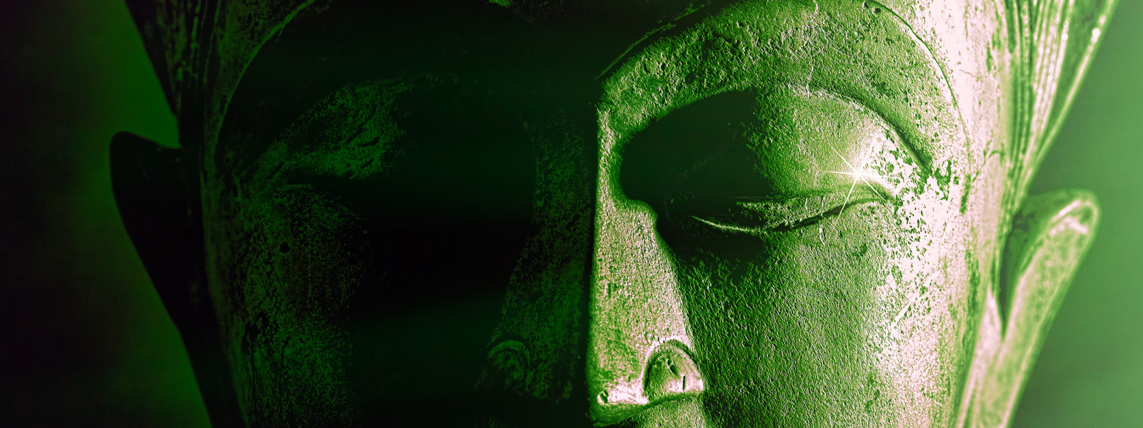 Green Buddha Head