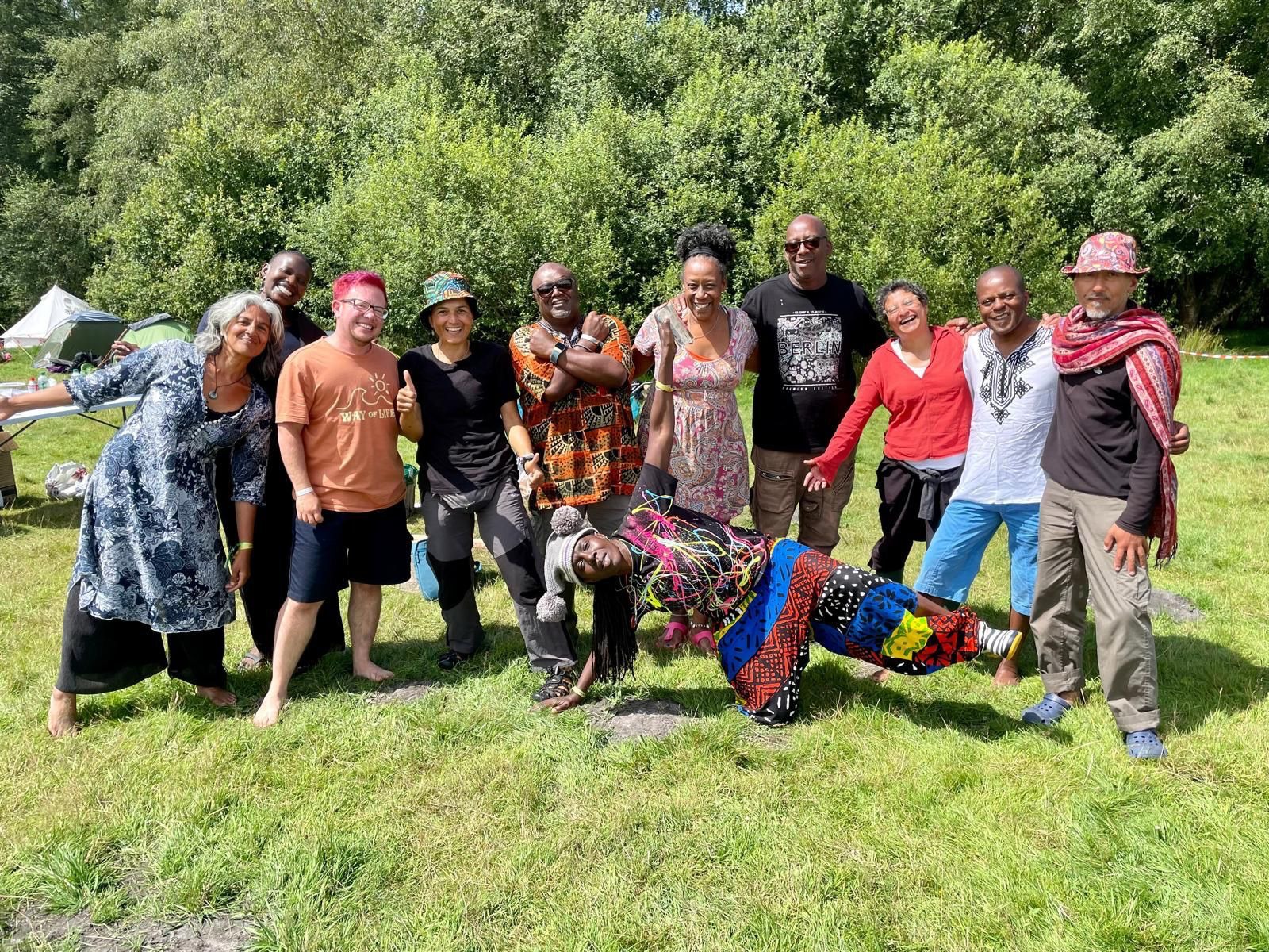 People of colour group shot