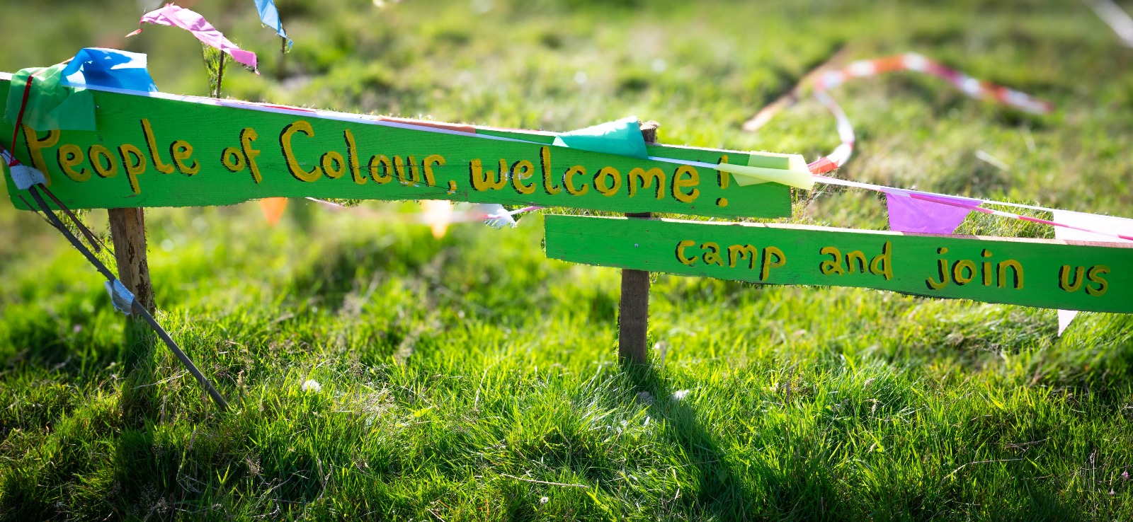 People of Colour Sign Shot